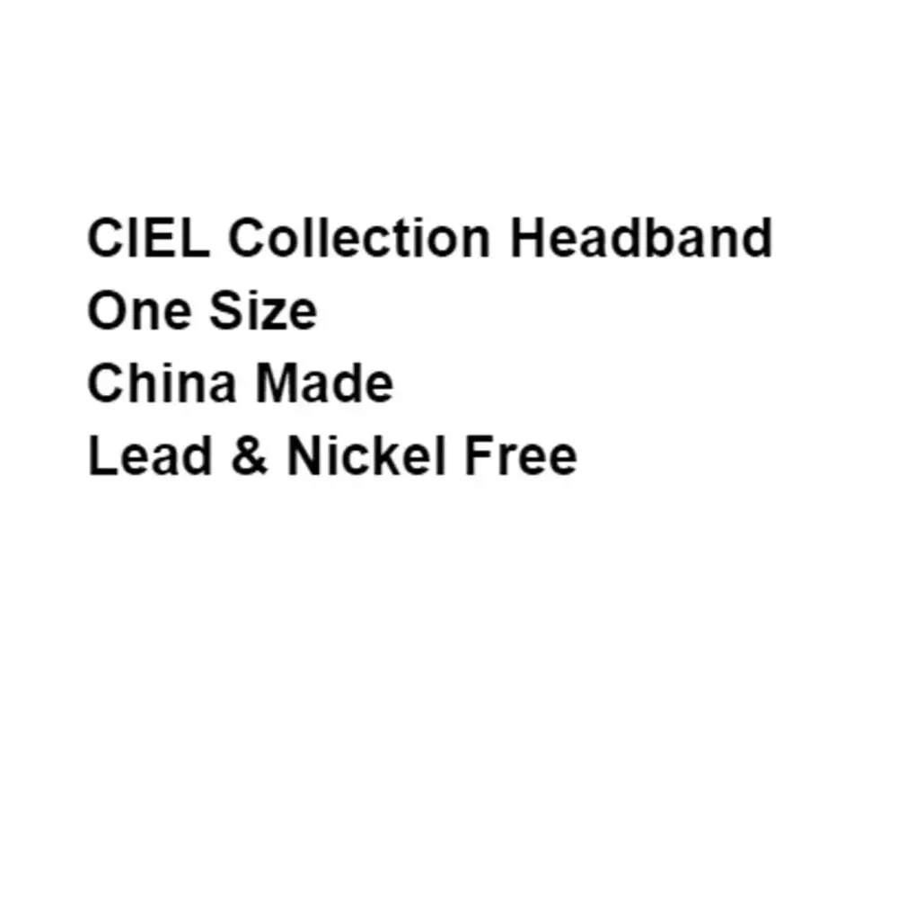 Ciel Collection Knit Head Band Dark Fairy Whimsical Goth Bedazzled Witchy